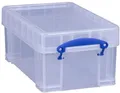 Produktbild: 3 Stück - REALLY USEFUL BOX 5,0 Liter XL - 340 x 200 x 150mm - transparent