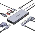 Produktbild: 12-in-1 USB C Hub mit USB3.2 10Gbps Ports,USB-C10Gbps Port,USB2.0 Ports,
