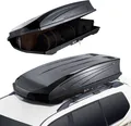 Produktbild: VEVOR Auto Dachbox Dachkoffer Aufbewahrungsbox 562 L, ABS-Hartschalen Dachgepäckträger Aufbewahrungsbox mit beidseitiger Öffnung, wasserdichte Gepäckaufbewahrungsbox für Autos, Kombi, SUVs