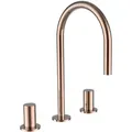 Produktbild: LAUFEN Kartell 3-Loch Waschtischmischer, Schwenkauslauf, ohne Ablaufventil, Ausladung 166 mm, H3123330822201, Farbe: Rose Gold