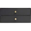 Produktbild: Exacompta Schubladenbox 2 Schubladen 17x355x27 cm A4 Maxi Schwarz 30601E