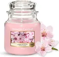 Produktbild: Yankee Candle Duftkerze Cherry Blossom mittelgroß Glas 75h Brenndauer 411g