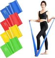 Produktbild: 4er-Set Fitnessbänder 1.5M Lang Fitnessband Widerstandsbänder in 4 Stärke Res...