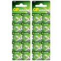 Produktbild: 20x Alkaline Batterie Mini Knopfzelle GP 192 G3 AG3 L736 LR41 V3GA 384 392 SR41