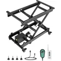 Produktbild: VEVOR Elektrischer Hubtisch 76x44 cm, 150 kg Tragkraft, 200 bis 710 mm höhenverstellbare Hebebühne für Materialhandhabung und Transport, schwarz