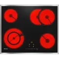 Produktbild: Miele KM 6521 FR - Elektrokochfeld mit 5 Jahre Garantie, mit Edelstahlrahmen für aufliegenden Einbau, 61,4 cm