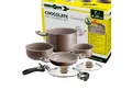 Produktbild: BRUNNER Topf-Set BRUNNER Camping Kochtöpfe Alu CHOCOLATE Platzsparend, Stapelbar, (7-tlg)