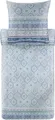 Produktbild: Bassetti Baumwollsatin-Bettwäsche-Garnitur HANBURY Farbe AZURBLAU C1 Größe 135x200+80x80