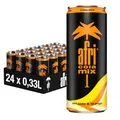 Produktbild: Afri Cola Mix (Cola + Limonade) - erfrischender afri-Geschmack trifft fruchtige Orange - koffeinhaltig - in der praktischen Getränkedose, EINWEG (24 x 330 ml)
