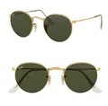 Produktbild: Ray Ban SONNENBRILLE GOLD GRÜN RB 3447 001 47 ROUND METALL 3548 BRILLE NEU ETUI