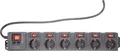 Produktbild: Renkforce 615C-CMB-SUSB Steckdosenleiste mit Schalter Schwarz Schutzkontakt (RF-3313344)