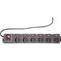 Produktbild: Renkforce RF-3313344 Überspannungsschutz-Steckdosenleiste  Schwarz Schutzkont...