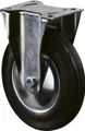 Produktbild: BS Rollen Bockrolle 160 mm Lg.R Stahlbl verz. Gummirad