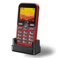 Produktbild: Doro Leva L10 Rot 4G Mobiltelefon 128 GB Senioren microSD USB-C Bluetooth GPS