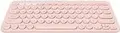 Produktbild: Logitech K380 Multi-Device Bluetooth Keyboard - Tastatur - kabellos - Bluetooth 3.0 - Deutsch - rosé (920-009583)