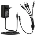 Produktbild: DC 12V 2A CCTV Kamera Netzteil EU Stecker Schwarz Power Supply Netzgerät für ...