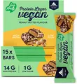 Produktbild: Multipower Vegan Protein Layer Peanutbutter Bar Energieriegel mit 24 Prozent Protein – Fitnessriegel 15 x 55 g – Veganer Proteinriegel aus 3 pflanzlichen Proteinquellen mit Erdnussbutter Geschmack