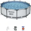 Produktbild: Bestway 56418 Steel Pro Max runder oberirdischer Pool 366x100cm