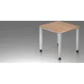 Produktbild: Schreibtisch QS08, 80 x 80 cm - Braun