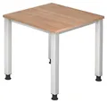 Produktbild: HAMMERBACHER höhenverstellbarer Schreibtisch VQS08/N/S nussbaum