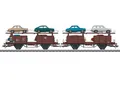 Produktbild: Märklin 46129 Autotransportwagen-Paar beladen DB Ep.IV NEU