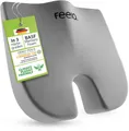 Produktbild: feela Sitzkissen Orthopädisches Keilkissen – fördert aufrechtes & gesundes Sitzen, Ideal fürs Büro & Homeoffice – entlastet Rücken & verbessert Haltung