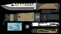 Produktbild: K25 Thunder I 8Cr13MoV SFL Gummi inkl. ABS Nylonscheide MOLLE System Desert