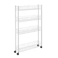 Produktbild: Metaltex Fino Allzweckwagen, 4 Etagen, Metall, Weiß, 16 x 60 x 95 cm