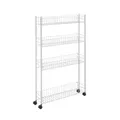 Produktbild: METALTEX 341434014 Fino Allzweckwagen, 4 Etg. 60x16x95 cm plastifiziert / Rol...