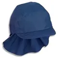 Produktbild: Sterntaler® Beanie Sterntaler® Schirmmütze mit Nackenschutz Basic 50+ (1-St) Kindermütze mit Schirm aus UV-Popeline unifarben 49 cm