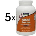 Produktbild: 5 x NOW Foods MSM Methylsulphonylmethane, Pure Powder  - 454g (48,45 EUR/kg)