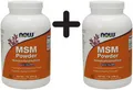 Produktbild: 2 x NOW Foods MSM Methylsulphonylmethane, Pure Powder  - 454g (47,35 EUR/kg)