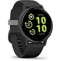 Produktbild: Garmin Vivoactive 5 Schwarz/Schiefergrau Smartwatch (Herzfrequenzmessung)