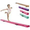 Produktbild: VEVOR Schwebebalken Gymnastik Kinder klappbar 233 cm, 90,7 kg belastbarer Gymnastikbalken mit rutschfesten Unterseiten, Balance Balken Balancierbalken mit Tragetasche für Fitnessstudio, Rosa
