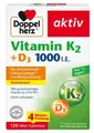 Produktbild: Doppelherz Vitamin K2+D3 1000 I.E. Tabletten 120 St