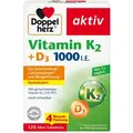 Produktbild: Doppelherz Vitamin K2+D3 1000 I.e. Tabletten 120 St