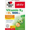 Produktbild: DOPPELHERZ Vitamin K2+D3 1000 I.E. Tabletten 120 ST