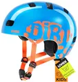Produktbild: uvex Kid 3 - robuster Fahrradhelm für Kinder - individuelle Größenanpassung - waschbare Innenausstattung - Blue orange - 55-58 cm