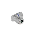 Produktbild: Delock M12 Steckverbinder A-kodiert 3 Pin Buchse zur Montage mit Schraubanschluss 90 Grad gewinkelt Metall