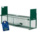Produktbild: Lebendfalle 5007 100x25x25 cm - Wetterfeste  Zuverlässige Marderfalle mit 2 E...