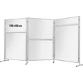 Produktbild: FRANKEN Trennwand ECO, doppelseitig EL-UTS60, weiß 120,0 x 60,0 cm, 1 St.