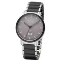 Produktbild: Regent Herren Uhr FR-253 Metall Funk Armbanduhr Funkuhr schwarz silber URFR253