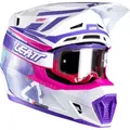 Produktbild: Leatt 7.5 V26, Motocrosshelm - Weiß/Pink/Lila/Türkis - M