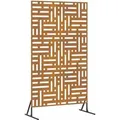 Produktbild: vidaXL Sichtschutz Grau 100 x 50 x 180 cm Wetterfeststahl 868555
