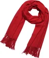 Produktbild: DonDon Damen Winter-Schal groß und flauschig 200 x 70 cm - Rot