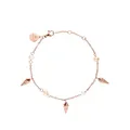 Produktbild: Purelei® Akala Armband Damen – Mit Muschelanhängern & echten Süßwasserperlen – Edelstahl 18K vergoldet/rosé/silber – Verstellbar 16–19 cm – Wasserfest (Rosegold)