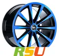 Produktbild: 4x RH Alurad GT color polished - blue 11.5x21