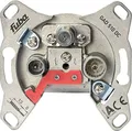 Produktbild: Fuba GAD 510 DC Antennendose 3-Loch - SAT Kabelfernsehen DVB-T Radio - Unicable-tauglich - Unterputz Antennensteckdose Durchgangsdose 10dB rückkanaltauglich (DC-Pass, F-Buchse/IEC-Stecker/IEC-Buchse)