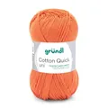 Produktbild: GRÜNDL WOLLE COTTON QUICK 50g MANDARINE LL 125 m 100% BAUMWOLLE 100G/5,58€