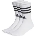 Produktbild: adidas 3 Streifen C SPW CRW 3 Paar Socken weiß/schwarz - L